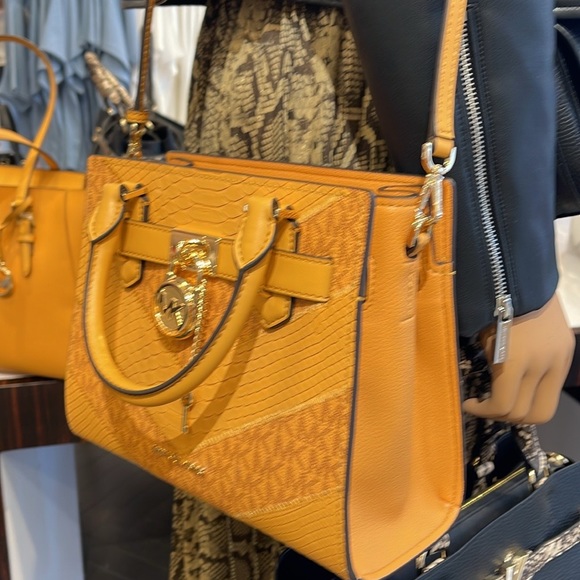 Michael Kors Hamilton Small Satchel Shoulder Crossbody Bag 
Cider Multi COLOR - Picture 2 of 16